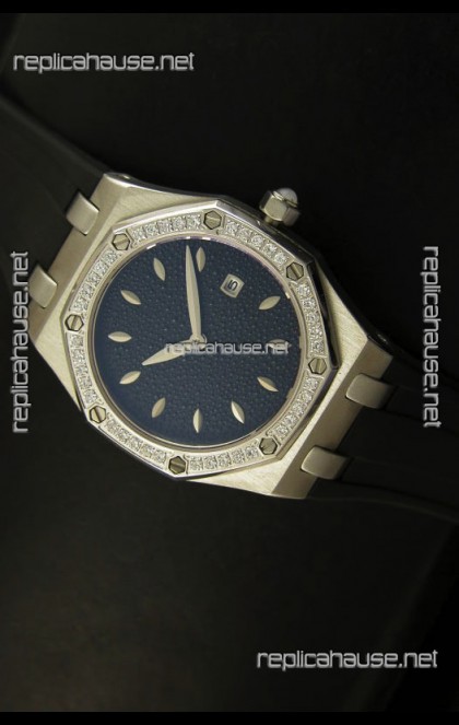 Audemars Piguet Royal Oak Ladies Quartz Replica Watch in Steel Case