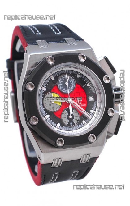 Audemars Piguet Rubens Barrichello 2011 Edition Japanese Watch in Red Dial