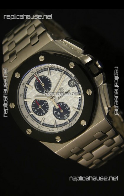 Audemars Piguet Royal Oak Offshore Watch in White Dial - Steel Case