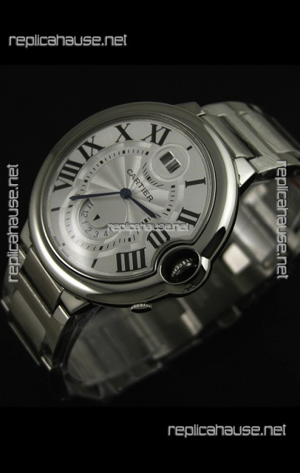 Cartier Ballon Blue de Japanese Replica Watch in White Dial