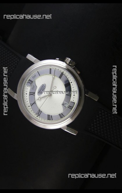 Breguet 4927 Stainless Steel Swiss Replica Watch in White Dial 