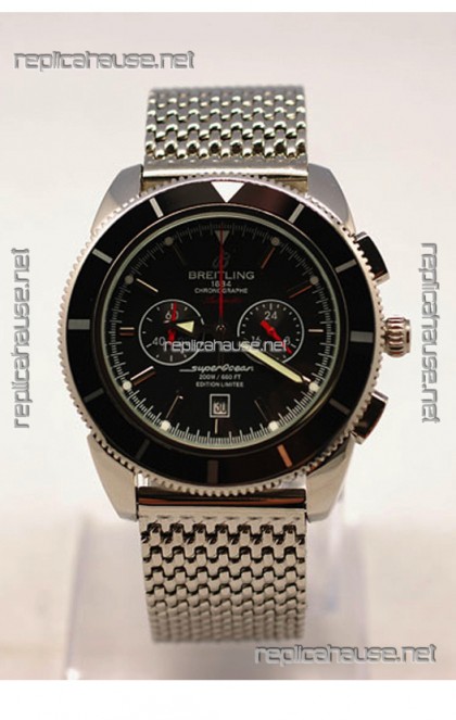 Breitling SuperOcean Heritage Swiss Replica Watch - Black Dial