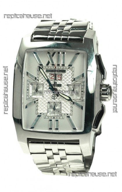 Breitling For Bentley Swiss Flying B Chronograph Steel Watch