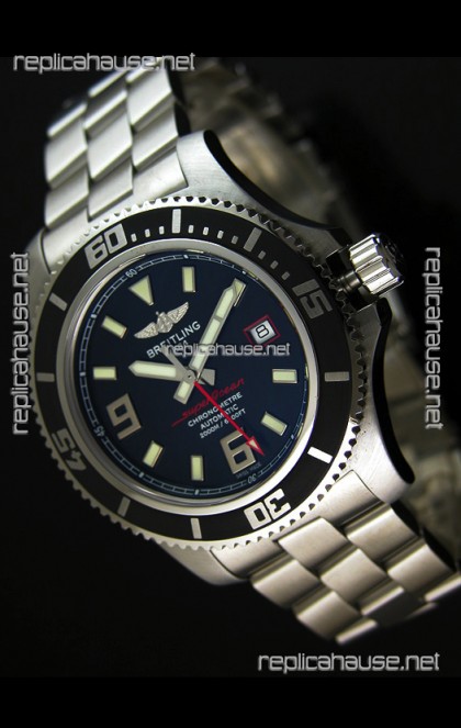 Breitling SuperOcean Abyss Swiss Replica Watch - 1:1 Mirror Replica - 44MM Red Markers