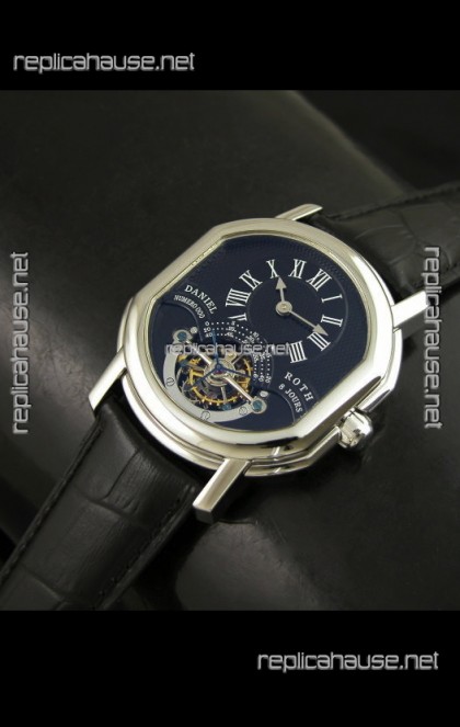 Daniel Roth Classic Tourbillon Swiss Watch in Black Dial