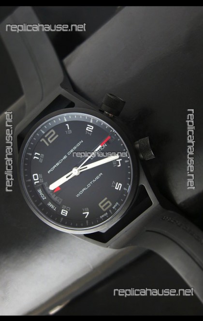 Porsche Design P6750 WorldTimer DLC Swiss Replica Watch