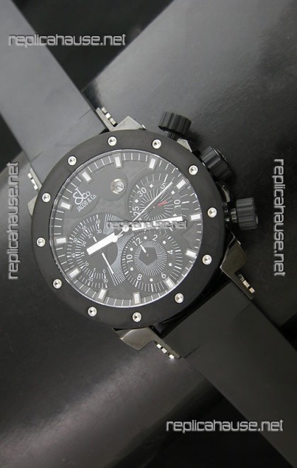 Jacob and Co EPIC II E1 Chonograph PVD Swiss Watch