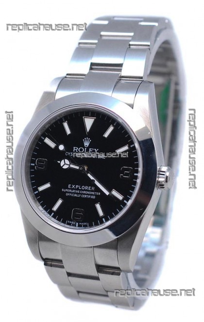 Rolex Explorer I Steel Japanese Replica Watch - 43MM