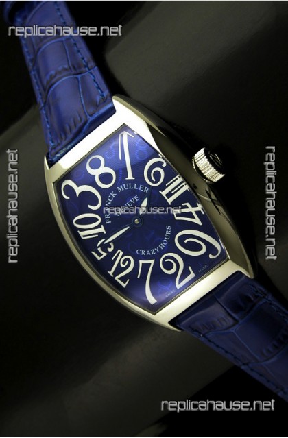 Franck Muller Casablanca Crazy Colors Edition Japanese Watch in Blue