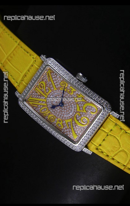 Franck Muller Master of Complications Long Island Ladies Watch in Stainless Steel 