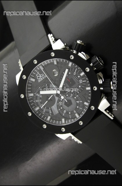 Jacob and Co EPIC II Swiss Watch in Black