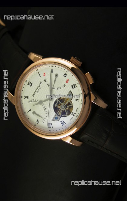 Patek Philippe Grand Complications Tourbillon Automatic Watch in Pink Gold