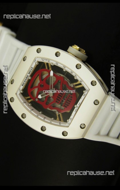 Richard Mille RM052 Skull Tourbillon Swiss Replica Watch Ceramic Case