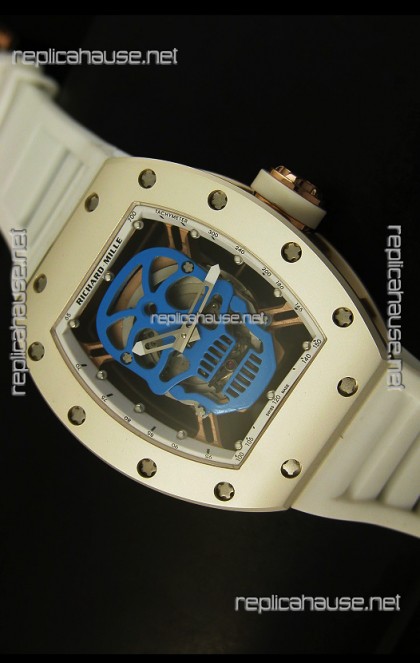 Richard Mille RM052 Skull Tourbillon Swiss Replica Watch Ceramic Case