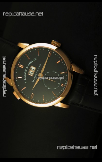 A.Lange & Sohne Reguliert Manual Handwind Watch in Pink Gold Case