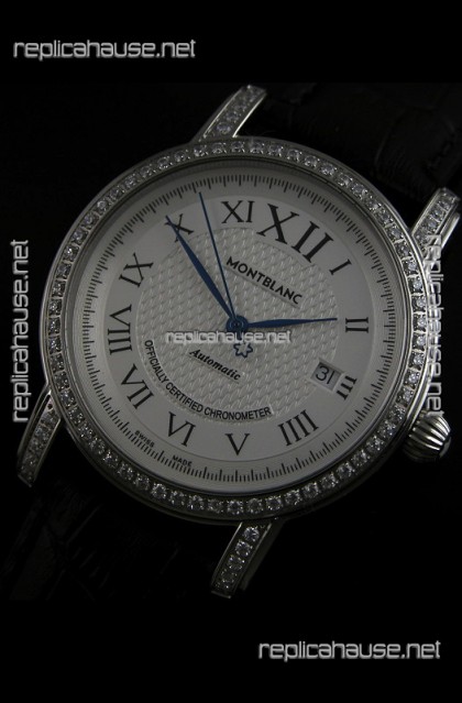 Mont Blanc Swiss Automatic Watch in Stainless Steel
