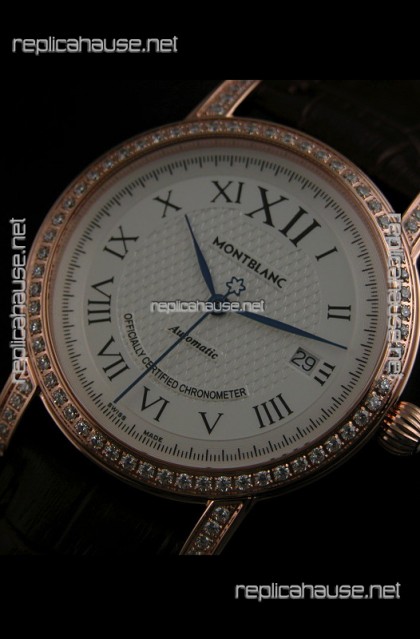 Mont Blanc Swiss Automatic Watch in Rose Gold