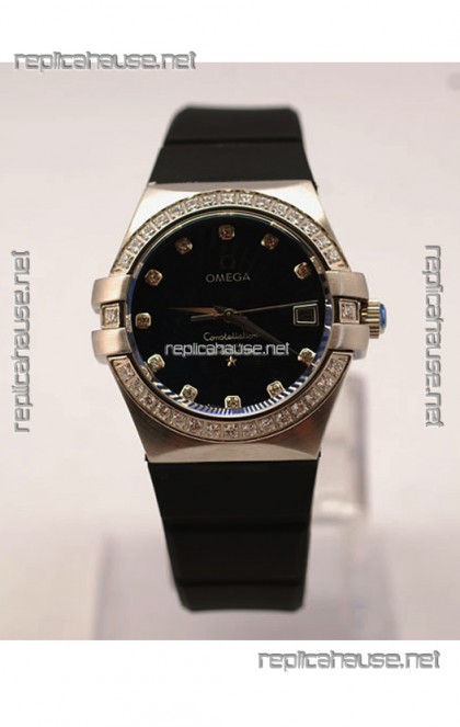 Omega Constellation Ladies Replica Watch - Steel Case - 35MM