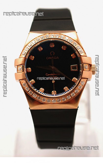 Omega Constellation Ladies Replica Watch - 35MM