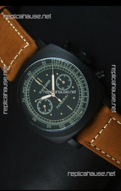 Panerai Radiomir 1940 Chronograph Watch in PVD Coating