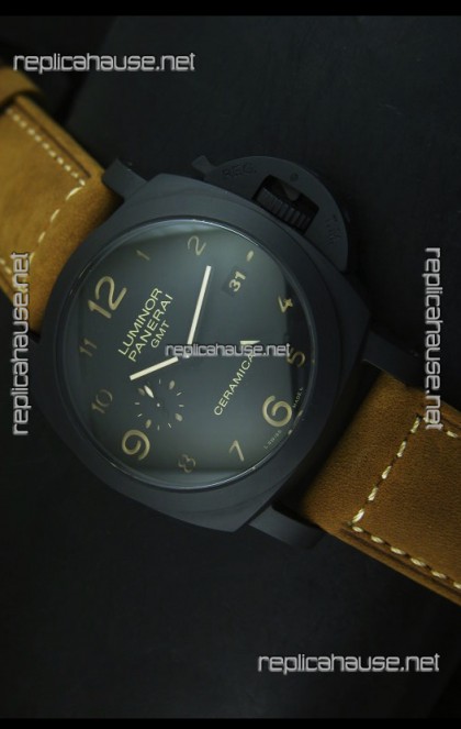 Panerai Luminor GMT PAM441 Ceramica Watch - 1:1 Mirror Replica