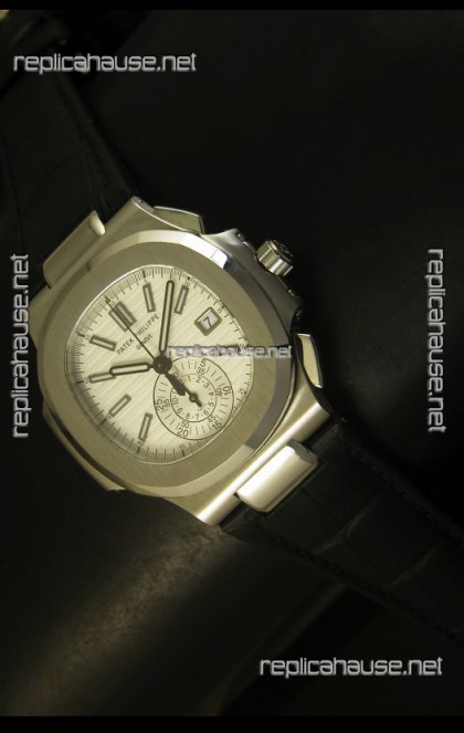 Patek Philippe Nautilus 5980 Black Strap - 1:1 Ultimate Mirror Replica