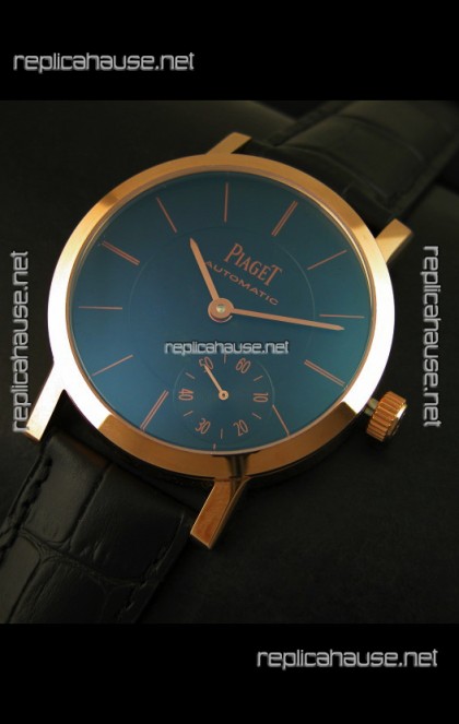 Piaget Altiplano Swiss Manual Winding Replica Watch in Black Dial