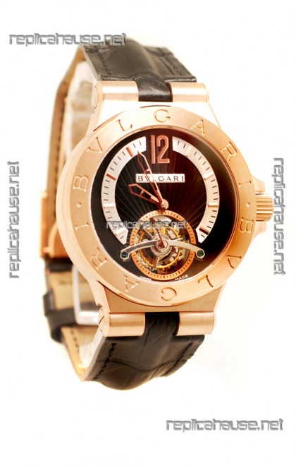 Bvlgari Grandes Diagono Complication Swiss Tourbillon Watch