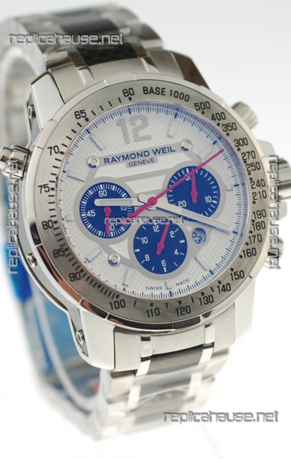 Raymond Weil Nabucco Exceptional Architectural Power Swiss Replica Watch in White Dial