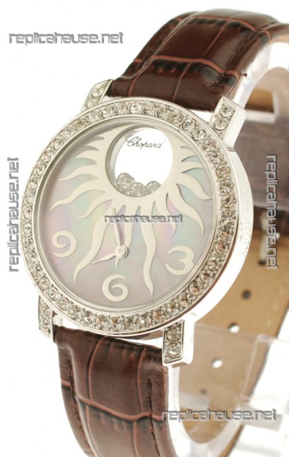 Chopard Happy Diamond Swiss Watch in Pearl Dial
