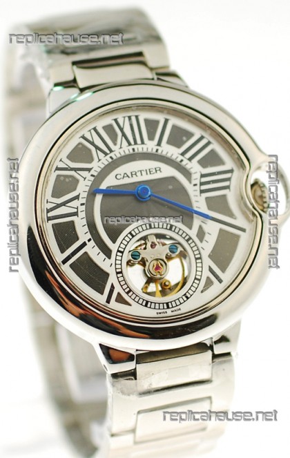 Ballon Bleu De Cartier flying Tourbillon Japanese Replica Watch