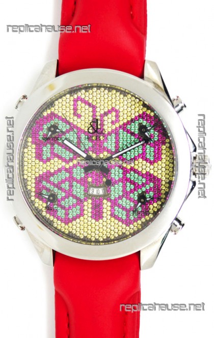 Jacob & Co. The Five Time Zone Butterfly Swiss Replica Watch