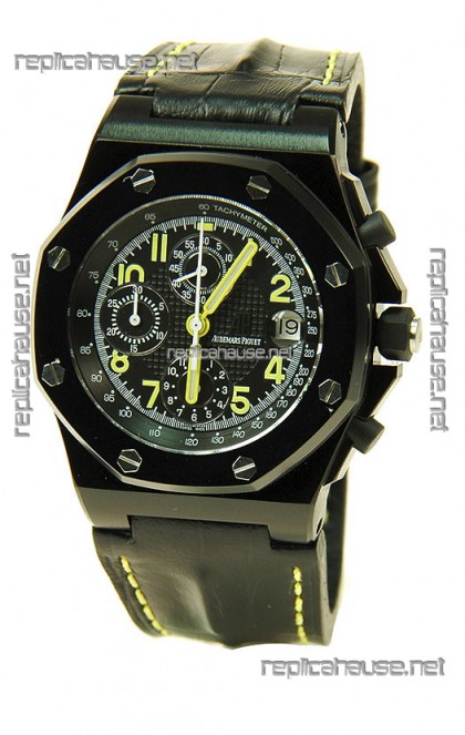 Audemars Piguet Royal Oak Offshore End of Days Swiss Watch in Black