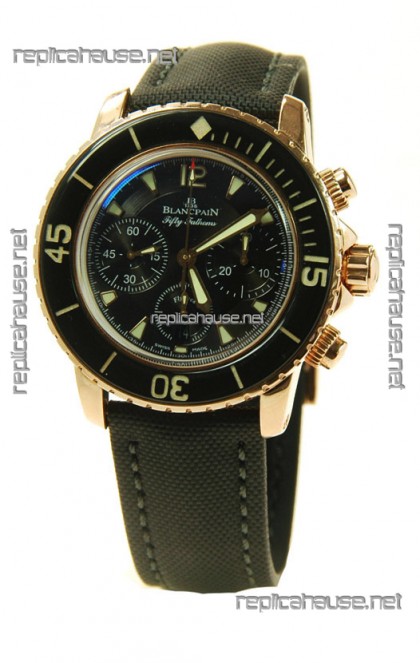 Blancpain Fifty Fathoms Flyback Chronograph Swiss Watch