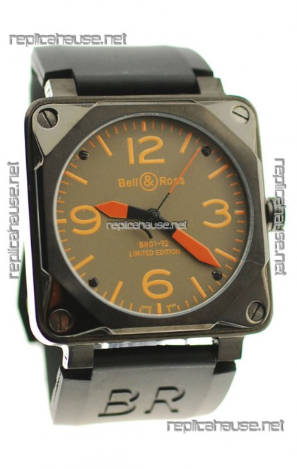 Bell and Ross BR01-92 Limited Edition Japanese PVD Watch