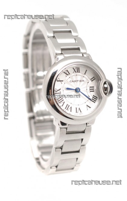 Cartier Ballon Swiss Ladies Wristwatch in Steel