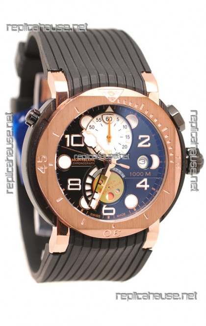 Mont Blanc Sports Chronograph Japanese Watch