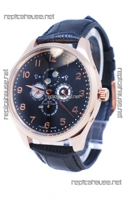 IWC Da Vinci Perpetual Calendar Chronograph Japanese Gold Watch