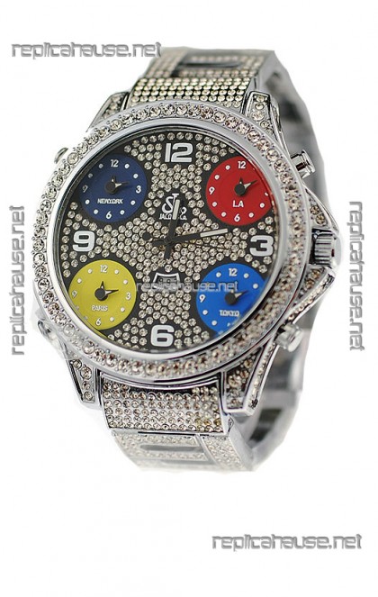Jacob & Co Diamond Watch in Arabic Markers
