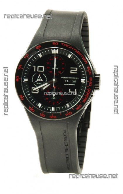Porsche Design P'6341 Limited 336/935 Swiss Replica Watch in Black