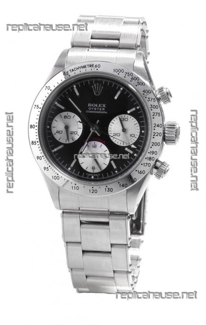 Rolex Replica Daytona Cosmograph Swiss Watch in Black Dial - 2011 Edition