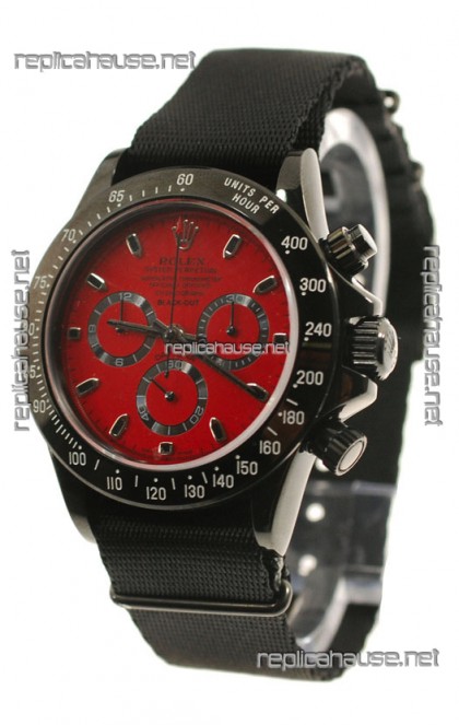 Rolex Daytona Cosmograph 2011 Edition Swiss Watch in Red Dial