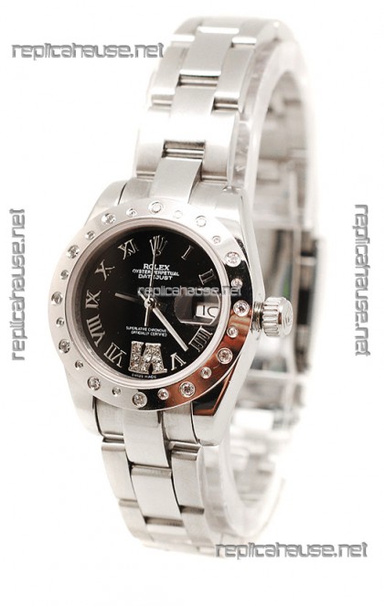 Rolex Datejust Silver Ladies Replica Watch