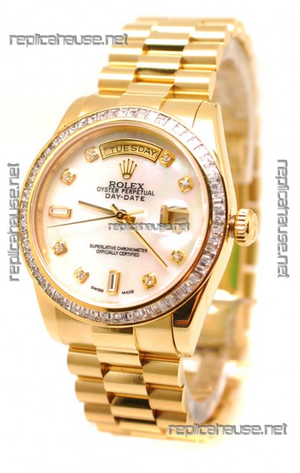 Rolex Day Date Gold Swiss Replica Watch