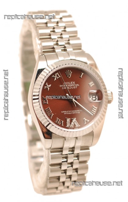 Rolex Oyster Perpetual Datejust Diamonds VI Swiss Replica Watch -36MM