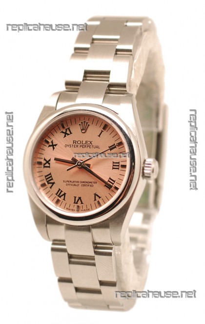 Rolex Oyster Perpetual Swiss Replica Watch - 33MM