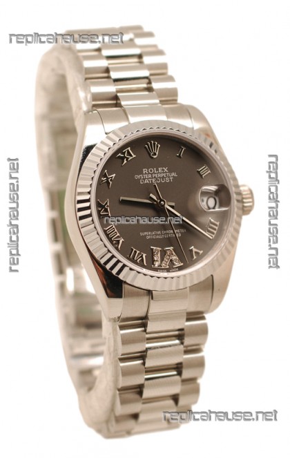 Rolex Oyster Perpetual Datejust Diamonds VI Swiss Replica Watch -36MM