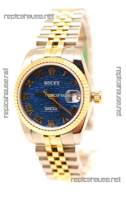 Rolex DateJust Mid-Sized Two Tone Japanese Replica Watch