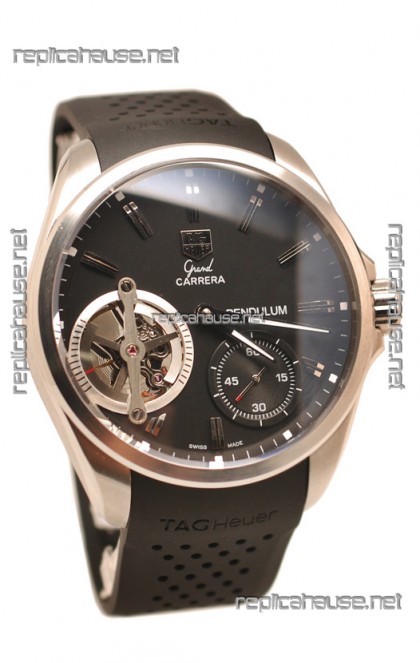 Tag Heuer Grand Carrera Pendulum Swiss Automatic Steel Watch