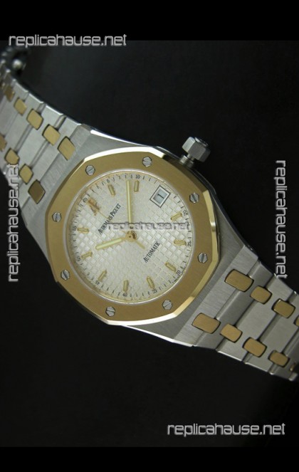 Audemars Piguet Royal Oak Swiss Watch Two Tone Gold/Steel Plating - MIRROR REPLICA